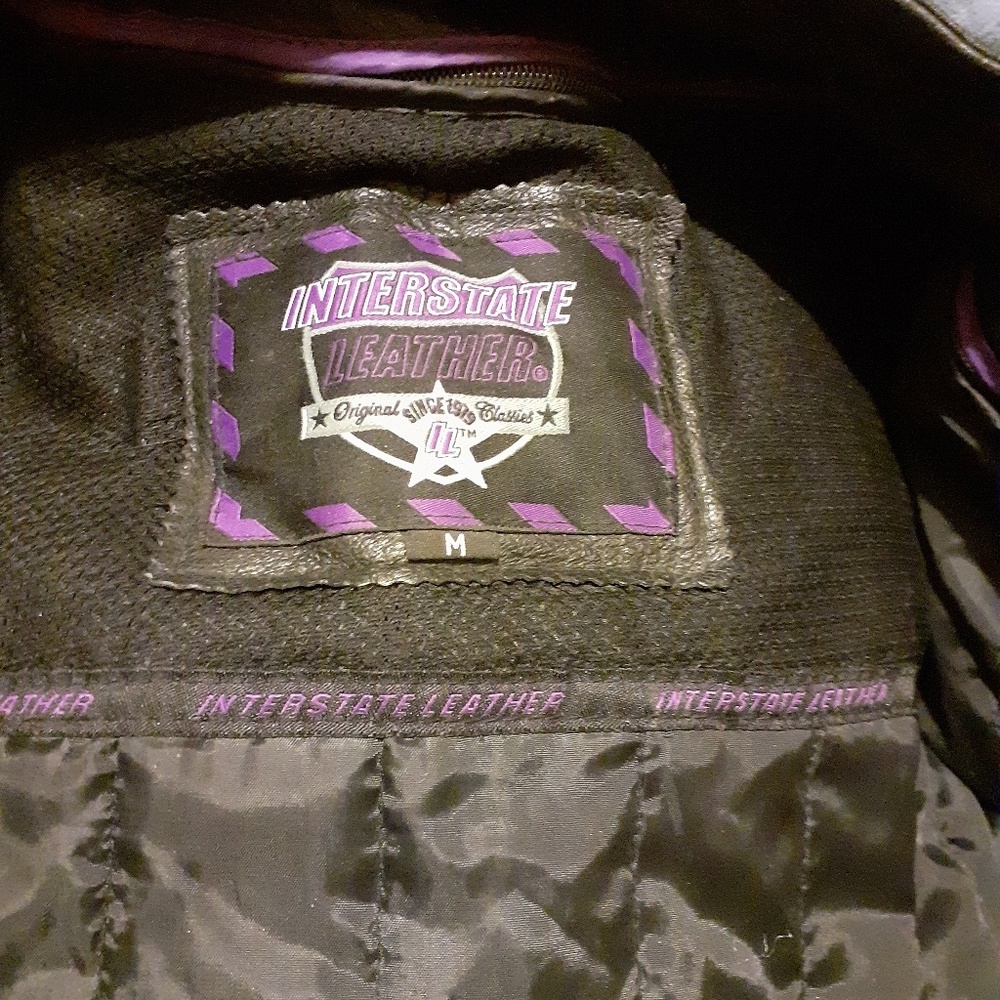 Interstate womens leather jacket